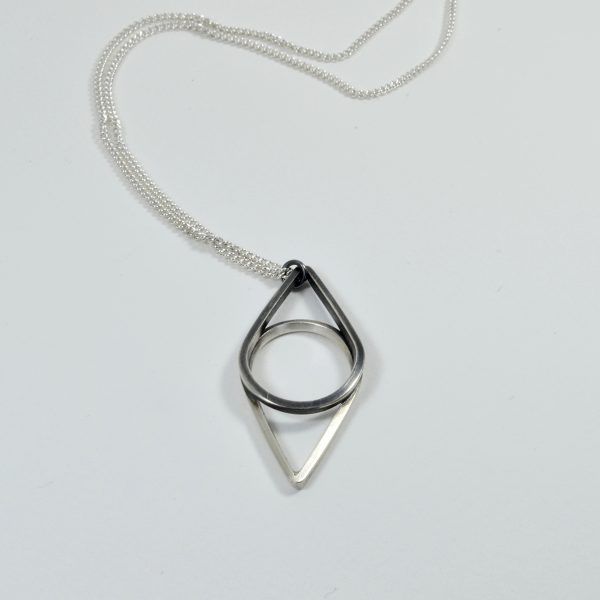 Black eye necklace