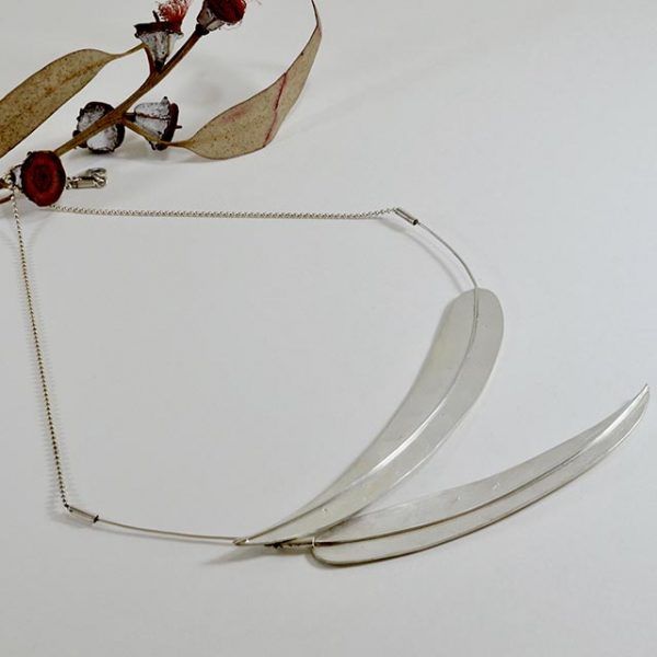 Eucalipto - Handmade silver necklace
