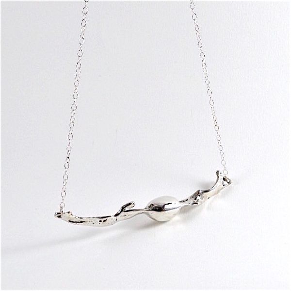 Handmade silver necklace